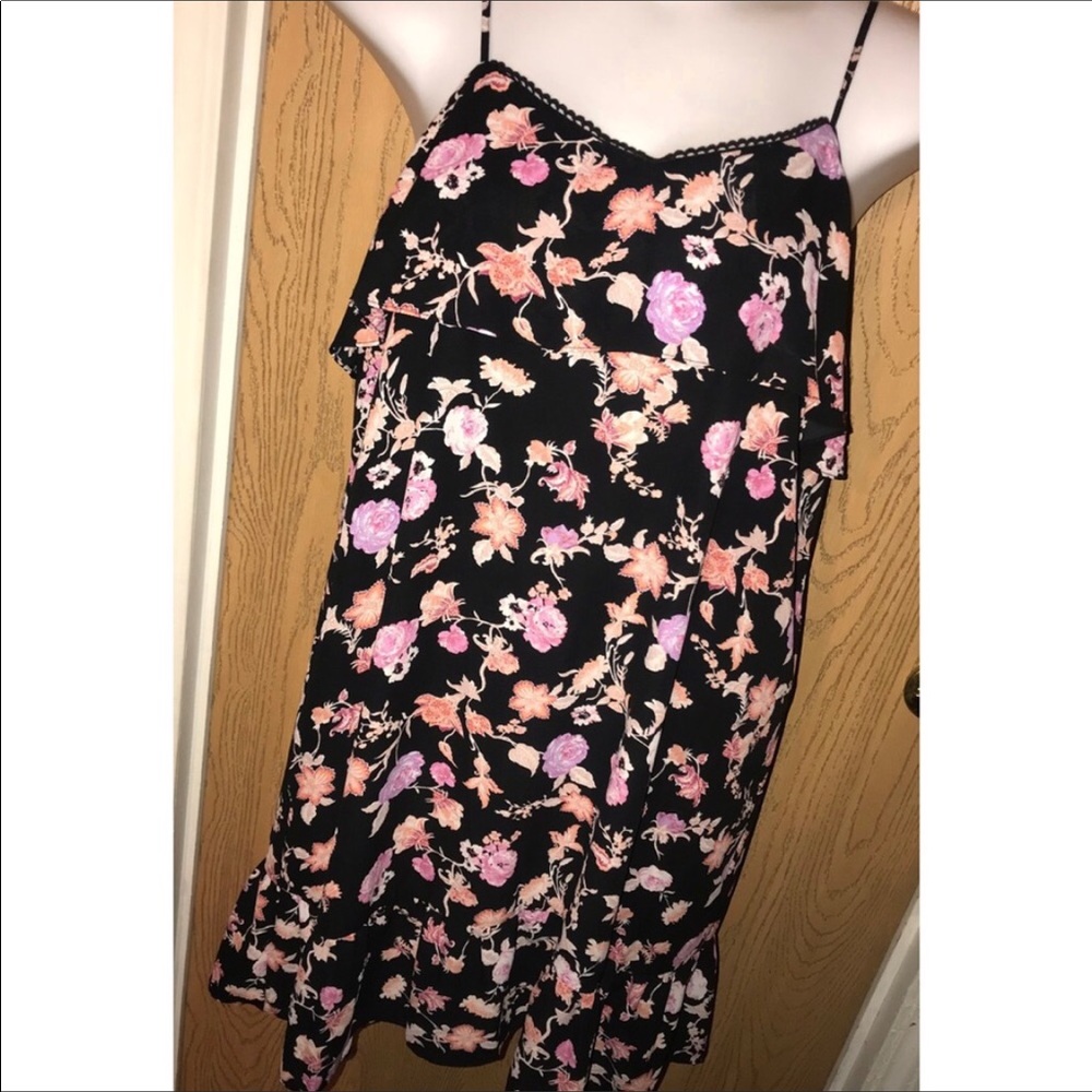 NWT Chiffon ruffle cami dress size XL